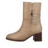 BOTTINE REMONTE D0V71 BEIGE