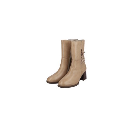 BOTTINE REMONTE D0V71 BEIGE