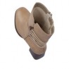 BOTTINE REMONTE D0V71 BEIGE