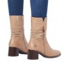 BOTTINE REMONTE D0V71 BEIGE