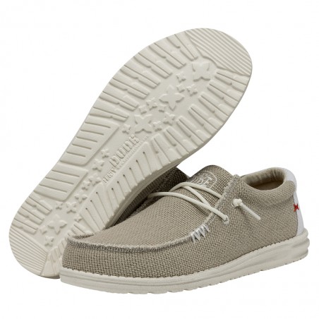 CHAUSSURES EN TOILE DUDE D140003 1LB
